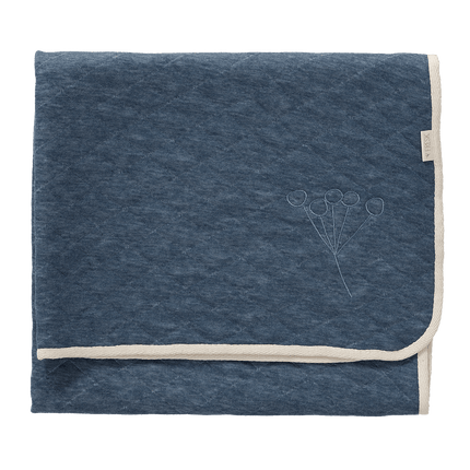 Fresk Ledikantdeken Nordic Blue Indigo 100x150cm - Fresk - Babywinkel - 8719638233149
