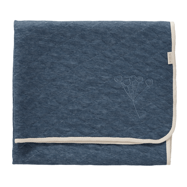 Fresk Ledikantdeken Nordic Blue Indigo 100x150cm - Fresk - Babywinkel - 8719638233149