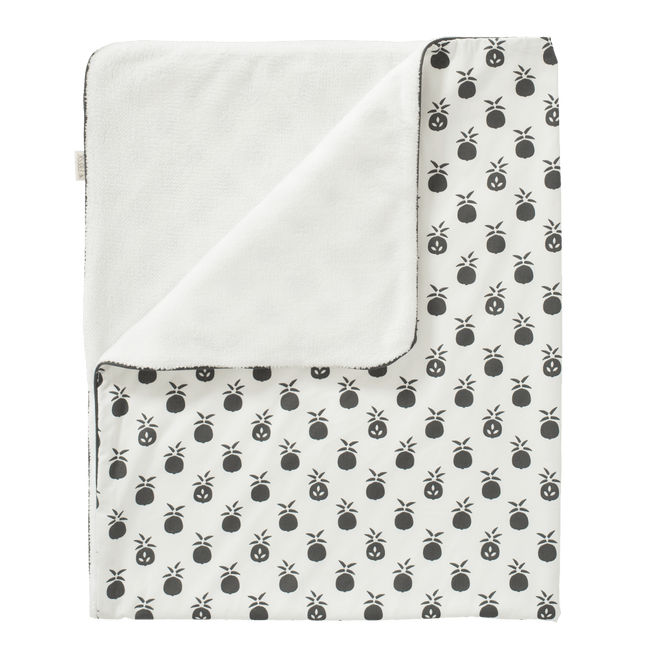 Fresk Ledikantdeken Pineapple Anthracite 100x150cm - Fresk - Babywinkel - 8718754239035
