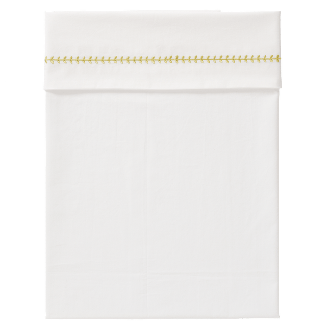 Fresk Ledikantlaken Leaves Mimosa 120x150cm koop je bij Babywinkel