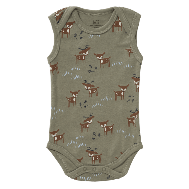 Fresk Romper Deer Olive - Fresk - Babywinkel - 8720574693898