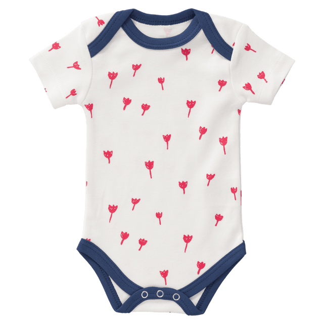 Fresk Romper Korte Mouw Tulip Red koop je bij Babywinkel