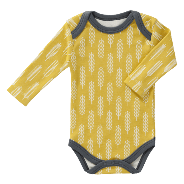 Fresk Romper Lange Mouw Havre Vintage Yellow koop je bij Babywinkel