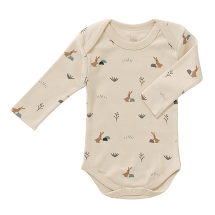 Fresk Romper Rabbit Lange Mouwen Sandshell koop je bij Babywinkel