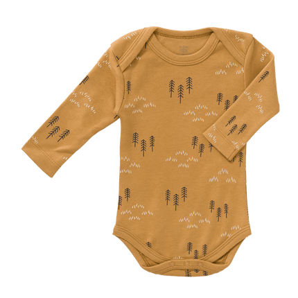 Fresk Romper Woods Lange Mouwen Spruce Yellow koop je bij Babywinkel