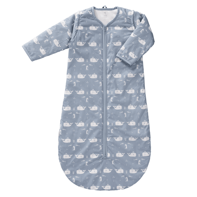 Fresk Slaapzak Baby Winterslaapzak Afristsbare Mouw Whale Blue Fog koop je bij Babywinkel