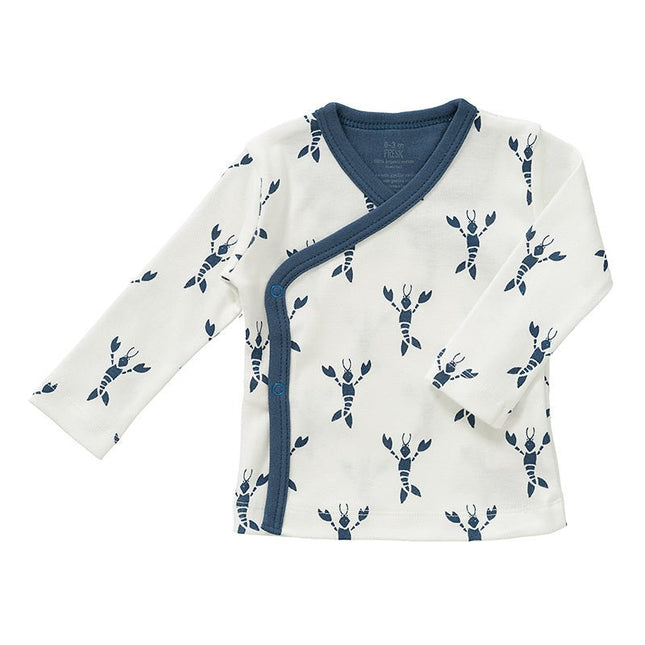 Fresk Wikkelvestje Lobster Indigo Blue koop je bij Babywinkel