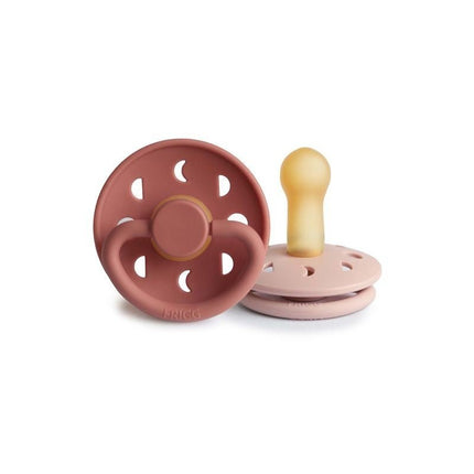 Frigg Speen Maat 1 Moon Blush/Powder Blush Latex 2 - Pack - Frigg - Babywinkel - 5715239614991