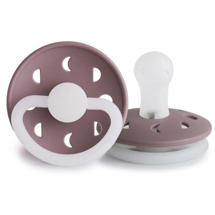 Frigg Speen Maat 1 Moon Night Twilight Mauve Silicone - Frigg - Babywinkel - 5715239014005