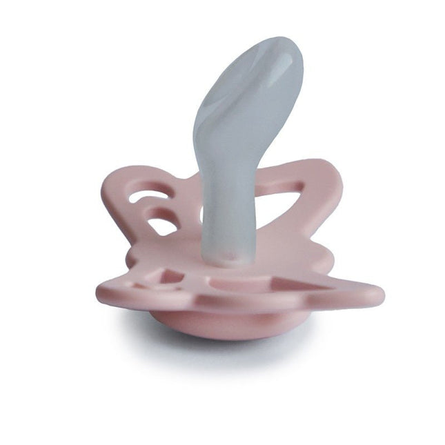 Frigg Speen Maat 2 Butterfly Anatomical Blush Silicone - Frigg - Babywinkel - 5715239018379