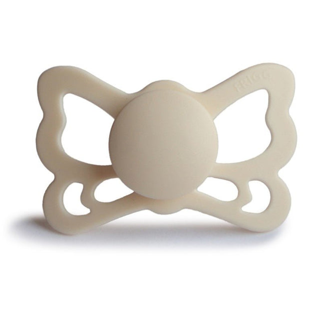 Frigg Speen Maat 2 Butterfly Anatomical Cream Silicone - Frigg - Babywinkel - 5715239018362