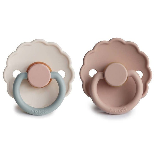 Frigg Speen Maat 2 Daisy Blooming Blush/Cotton C. Latex 2 - Pack - Frigg - Babywinkel - 5715239224855