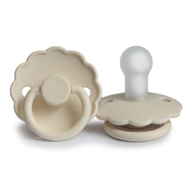 Frigg Speen Maat 2 Daisy Cream Silicone - Frigg - Babywinkel - 5715239010281
