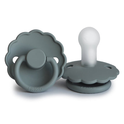 Frigg Speen Maat 2 Daisy French Gray Silicone - Frigg - Babywinkel - 5715239010311