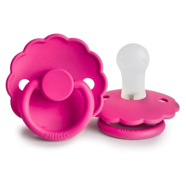 Frigg Speen Maat 2 Daisy Fuchsia Silicone - Frigg - Babywinkel - 5715239023274