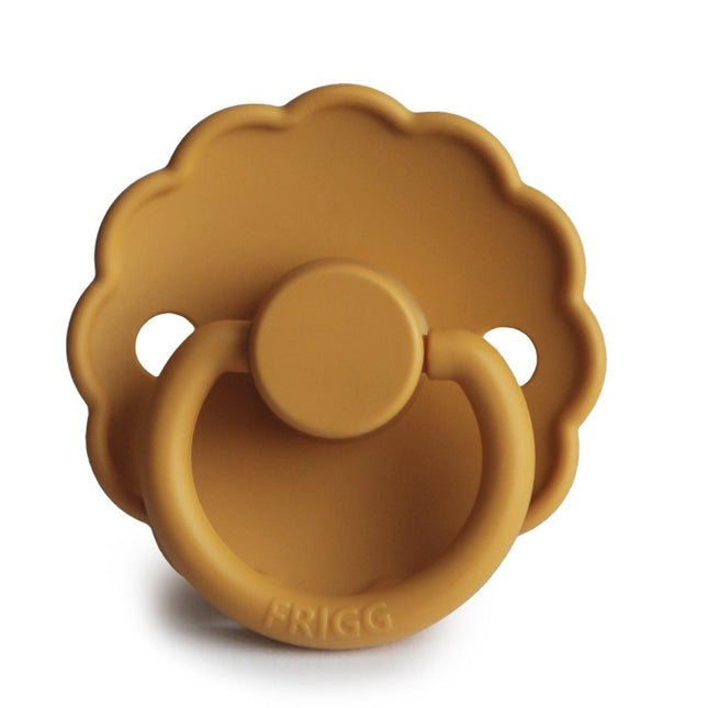 Frigg Speen Maat 2 Daisy Honey Gold Silicone - Frigg - Babywinkel - 5715239010335