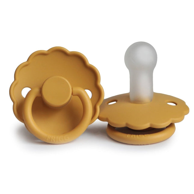 Frigg Speen Maat 2 Daisy Honey Gold Silicone - Frigg - Babywinkel - 5715239010335
