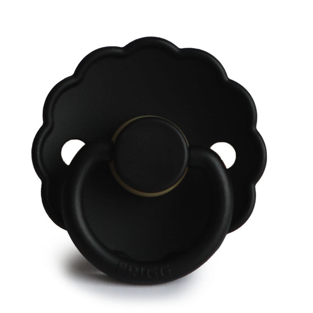 Frigg Speen Maat 2 Daisy Jet Black Silicone - Frigg - Babywinkel - 5715239010342