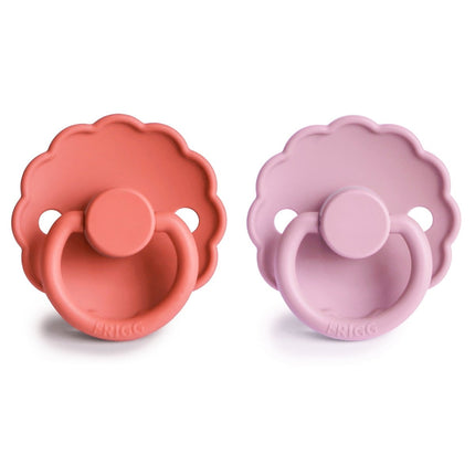 Frigg Speen Maat 2 Daisy Poppy/Lupine Silicone 2 - Pack - Frigg - Babywinkel - 5715239026619