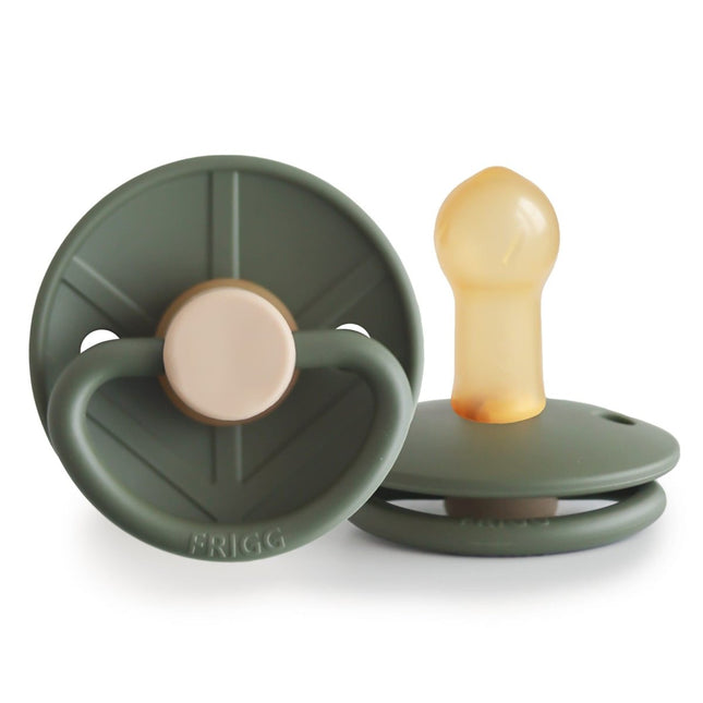 Frigg Speen Maat 2 Little Viking Ragnar Olive Latex - Frigg - Babywinkel - 5715239025452