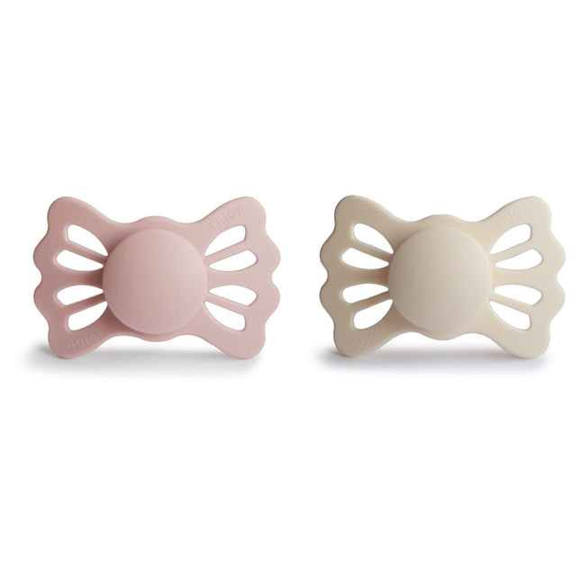 Frigg Speen Maat 2 Lucky Cream/Blush Silicone 2 - Pack - Frigg - Babywinkel - 5715239022369