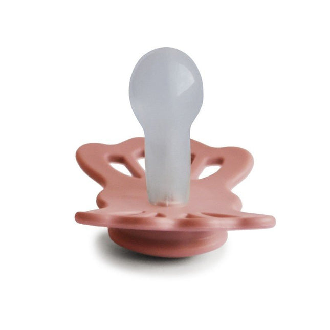 Frigg Speen Maat 2 Lucky Symmetrical Prettypeach Silicone - Frigg - Babywinkel - 5715239018188