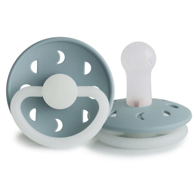 Frigg Speen Maat 2 Moon Night Stone Blue Silicone - Frigg - Babywinkel - 5715239014050