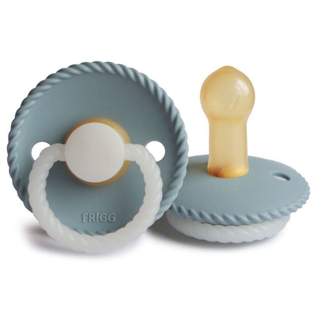 Frigg Speen Maat 2 Rope Night Stone Blue Latex - Frigg - Babywinkel - 5715239019383