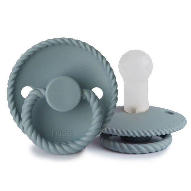 Frigg Speen Maat 2 Rope Stone Blue Silicone - Frigg - Babywinkel - 5715239014111