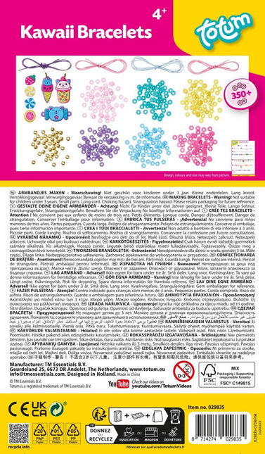 Gekleurde Knutselset Kawaii Armbanden Maken 4st - Babywinkel - 8714274029835