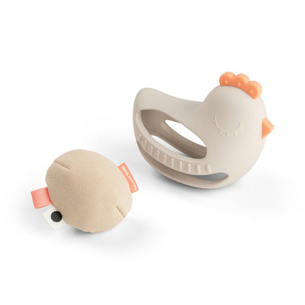 Grip & Bijtring Speelgoed w/rattle Clucky Sand koop je bij Babywinkel