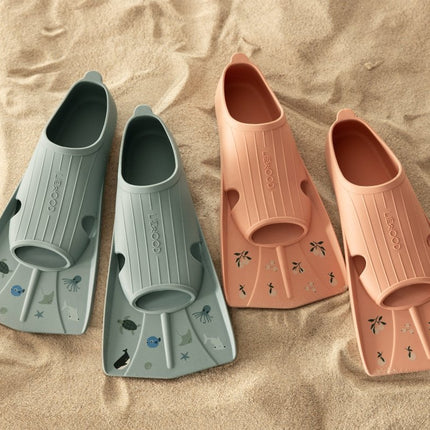 Gustav Printed Flippers Sea Peppermint koop je bij Babywinkel