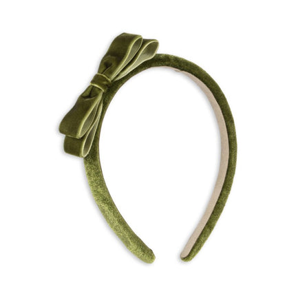 Haarband Velvet Green koop je bij Babywinkel