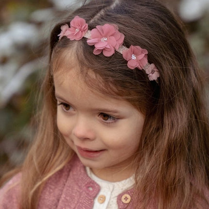 Haarbanden set van 2 Rouge Flower - Babywinkel - 8721122582152