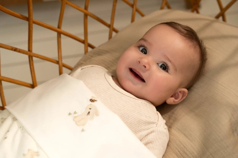Hoeslaken wieg - Pure Soft Beige - Babywinkel - 8721122584392