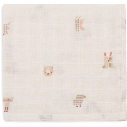 Hydrofiel Monddoekje 31x31cm - Animal Friends - 3 Stuks - Babywinkel - 8717329400610