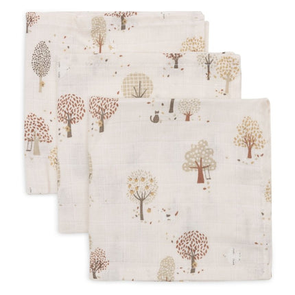 Hydrofiel Monddoekje 31x31cm - Tiny Park - 3 Stuks - Babywinkel - 8717329400733