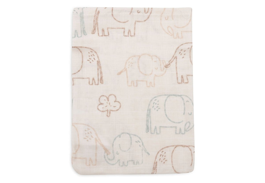 Hydrofiel Washandje 15x20cm - Elephant Tales - 3 Stuks - Babywinkel - 8717329400641