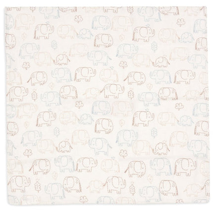 Jollein Hydrofiele Doek Elephant Tales 70Cm 3St koop je bij Babywinkel