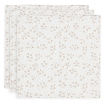 Jollein Hydrofiele Doek Leafy Dreams 70Cm 3St koop je bij Babywinkel