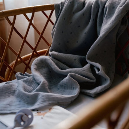 Hydrofiele doeken 70x70 - Pure Denim Blue 2st - Babywinkel - 8721122584729