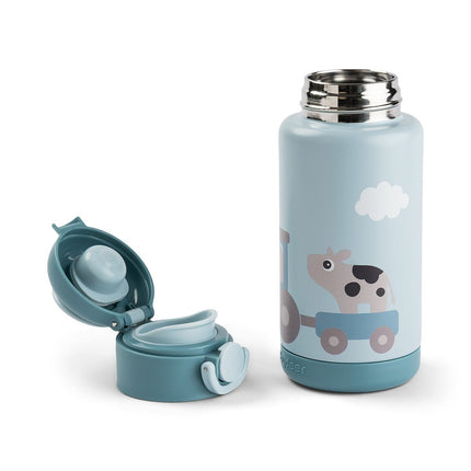 Insulated bottle Tiny farm 340ml Blue - Babywinkel - 5712643059639