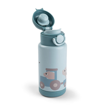 Insulated bottle Tiny farm 340ml Blue - Babywinkel - 5712643059639