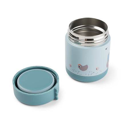 Insulated food jar Tiny farm Blue 300 ml - Babywinkel - 5712643059660