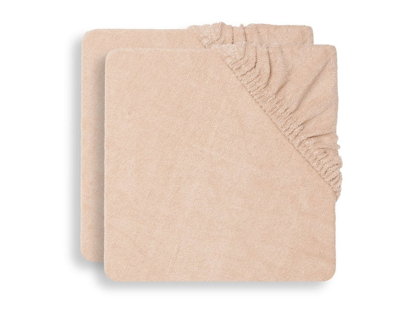 Jollein Aankleedkussenhoes Badstof Pale Pink 50x70m 2st - Jollein - Babywinkel - 8717329361096
