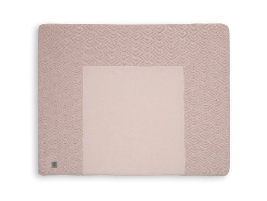 Jollein Aankleedkussenhoes River Knit Pale Pink 75x85cm - Jollein - Babywinkel - 8717329356689