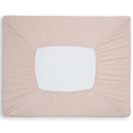 Jollein Aankleedkussenhoes River Knit Pale Pink 75x85cm - Jollein - Babywinkel - 8717329356689