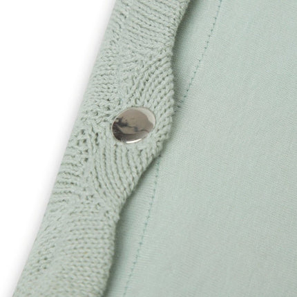 Jollein Aankleedkussenhoes Shell Knit Sea Foam - Jollein - Babywinkel - 8717329373709