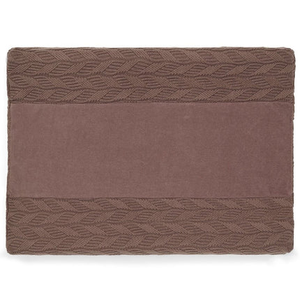 Jollein Aankleedkussenhoes Spring Knit Chestnut 50x70cm - Jollein - Babywinkel - 8717329363045