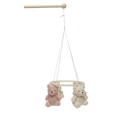 Jollein Baby Mobiel Teddy Bear Wild Rose/ Naturel - Jollein - Babywinkel - 8717329388772